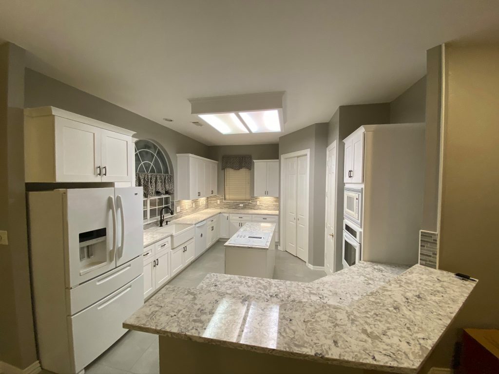 Cabinet Painting - Kitchen Remodeling
