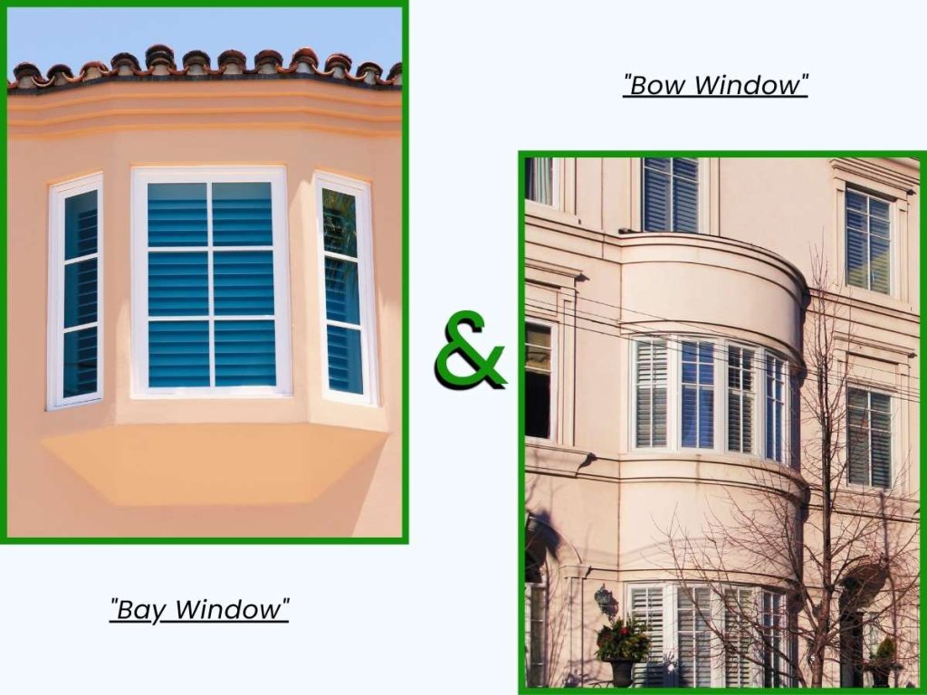 Bay and Bow windows