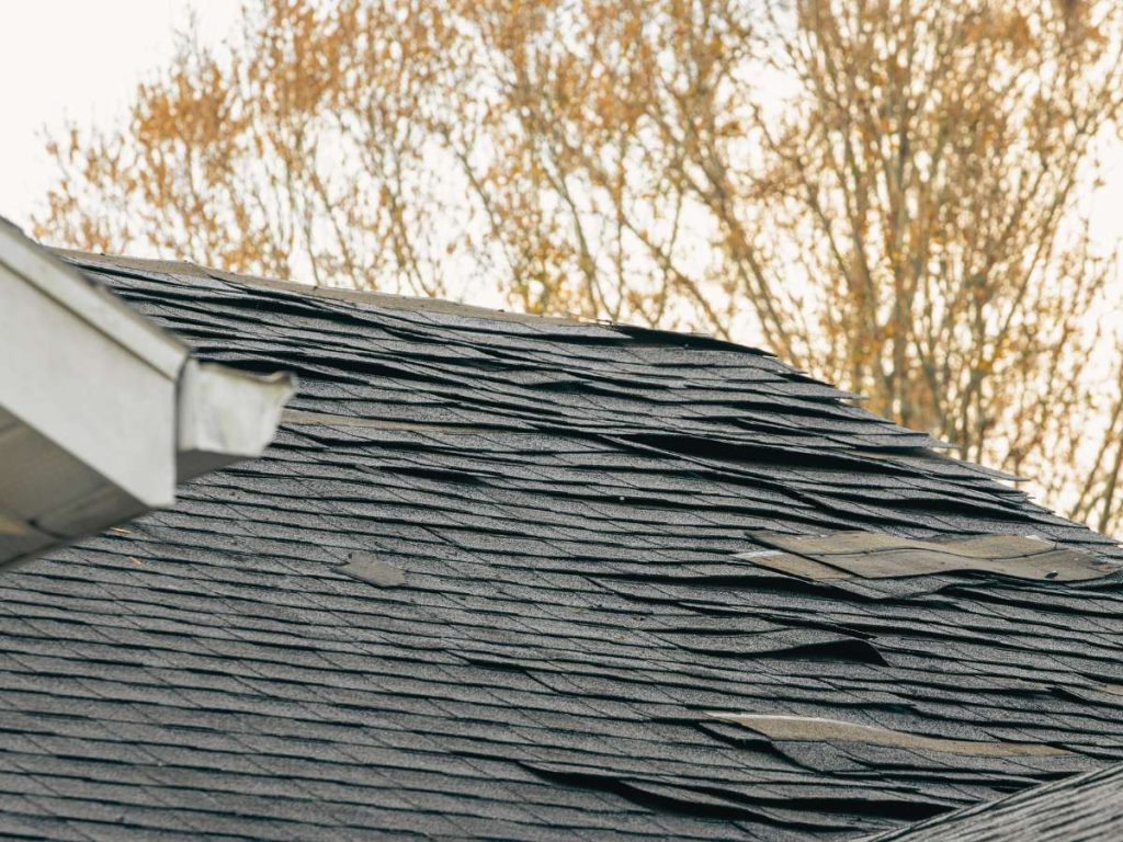 aged roof